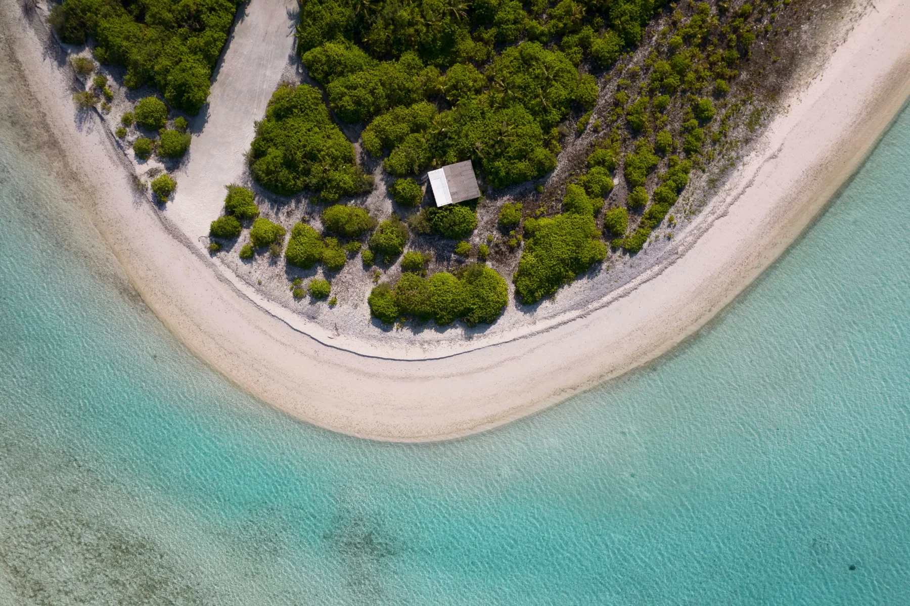 Aerial coastline